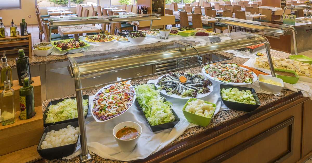 Een foto van de faciliteiten bij Hotel GHT Oasis Tossa