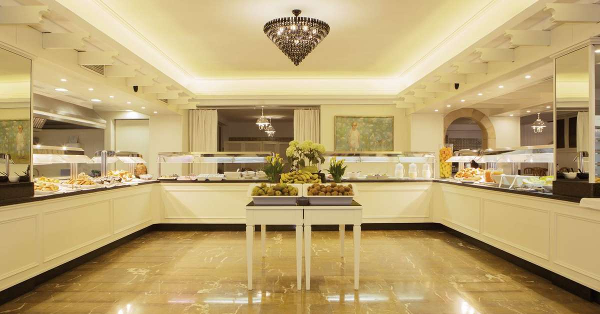 Een foto van de faciliteiten bij Hotel Castell dels Hams