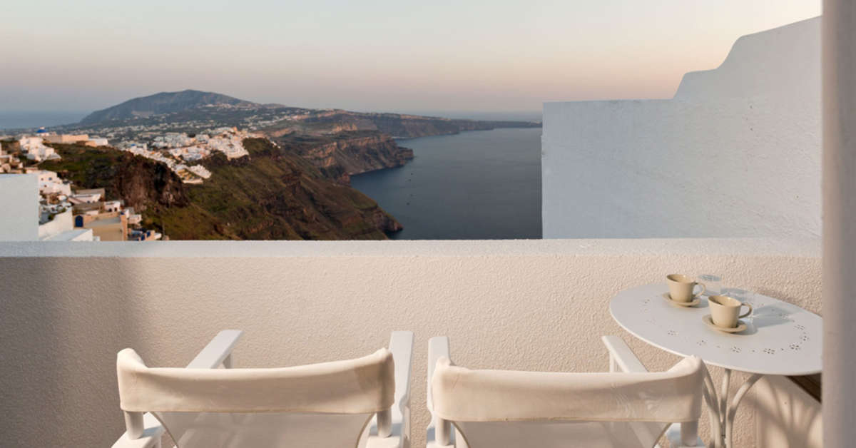 Ein Foto von der Außenansicht des Senses Boutique Hotel & Luxury Suites