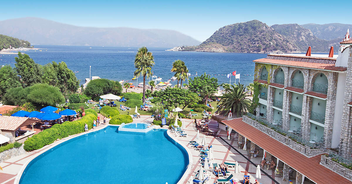 Een foto van het zwembad bij Hotel Marti La Perla
