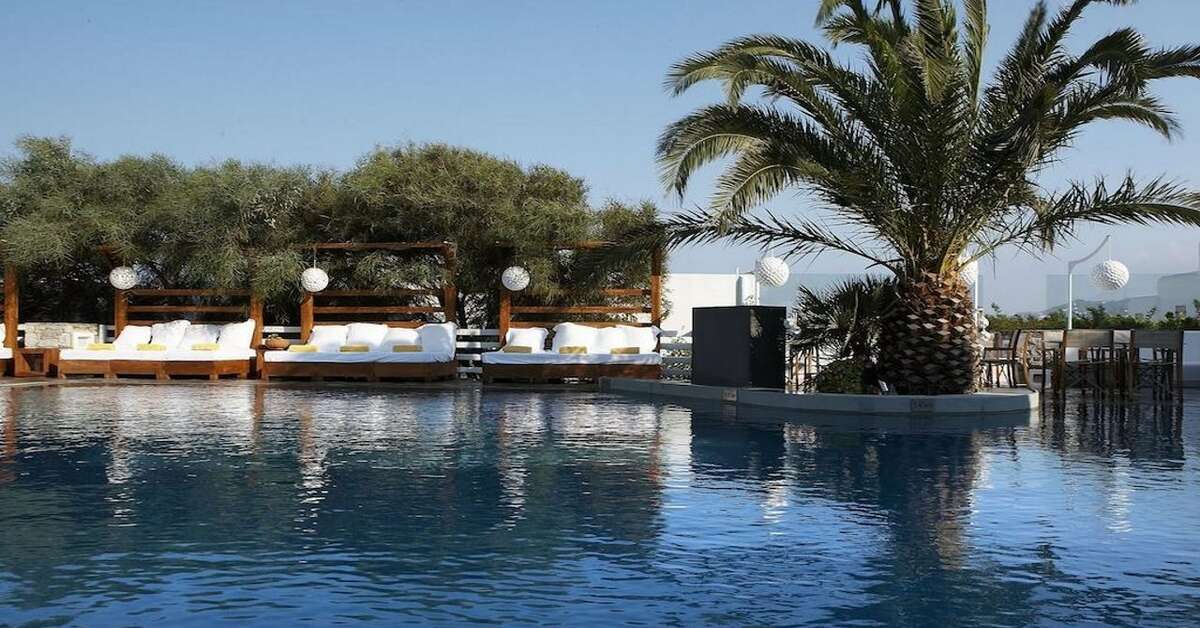 Een foto van het zwembad bij Belvedere Hotel Mykonos