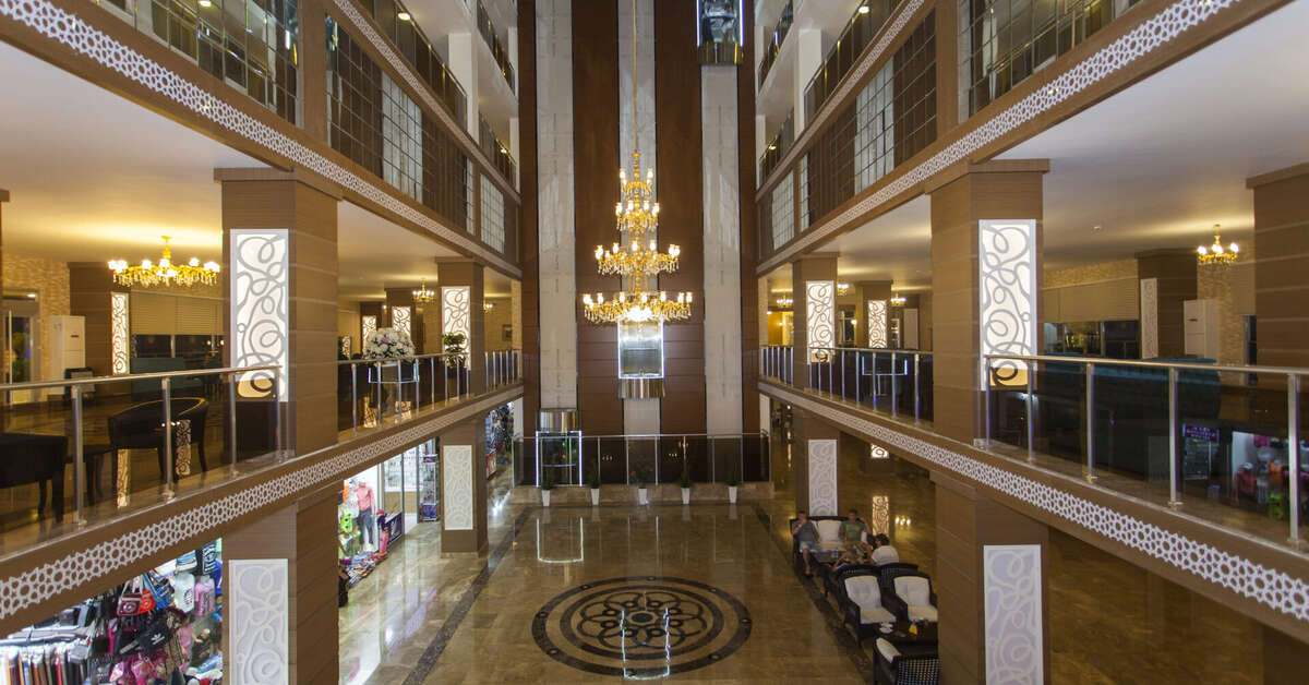 Een foto van het interieur van Eftalia Splash Resort