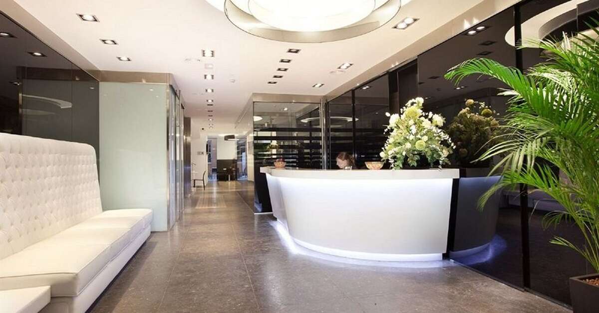 Een foto van het interieur van Dalia Ramblas hotel