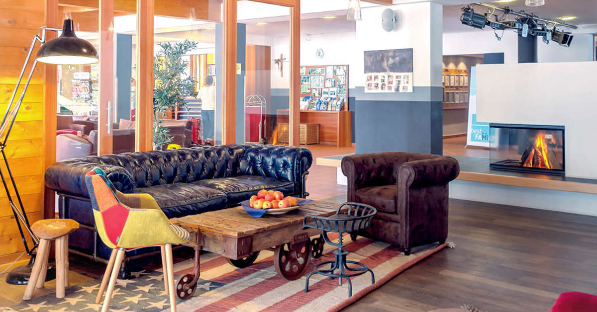 Een foto van het interieur van Resort Gut Wenghof