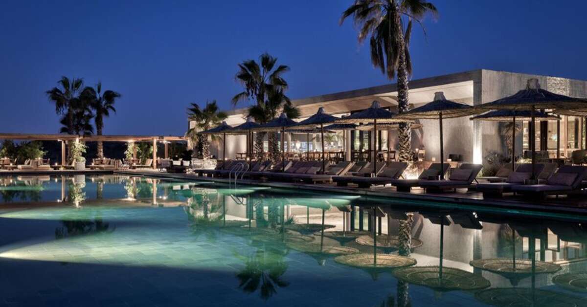 Ein Foto vom Pool im Domes Zeen Chania