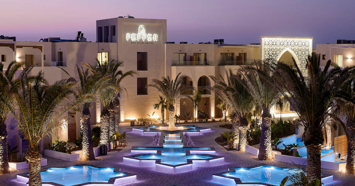 Ein Foto vom Pool im Pepper Sea Club Hotel