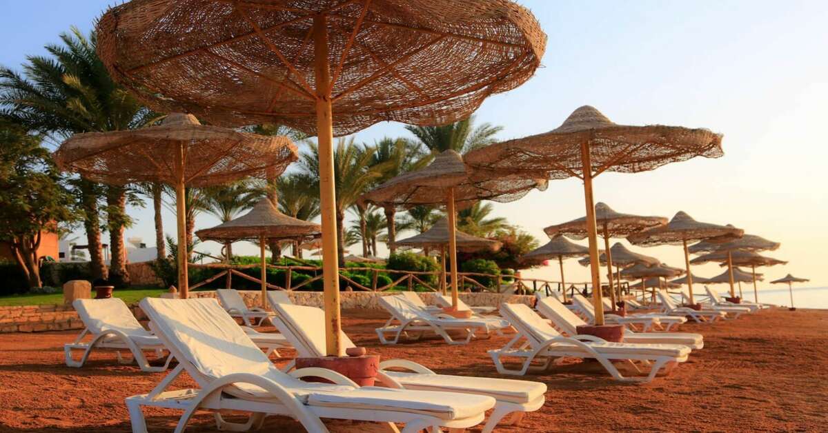 Een foto van het strand bij Sharm Club Beach Resort