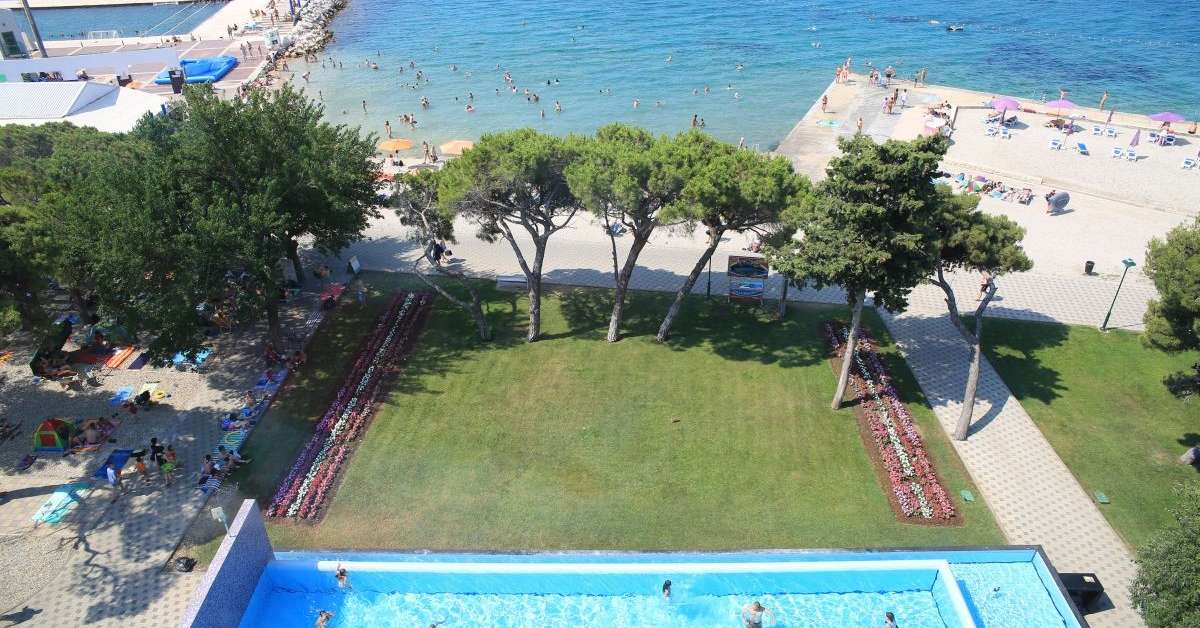 Een foto van het zwembad bij Hotel Adriatic
