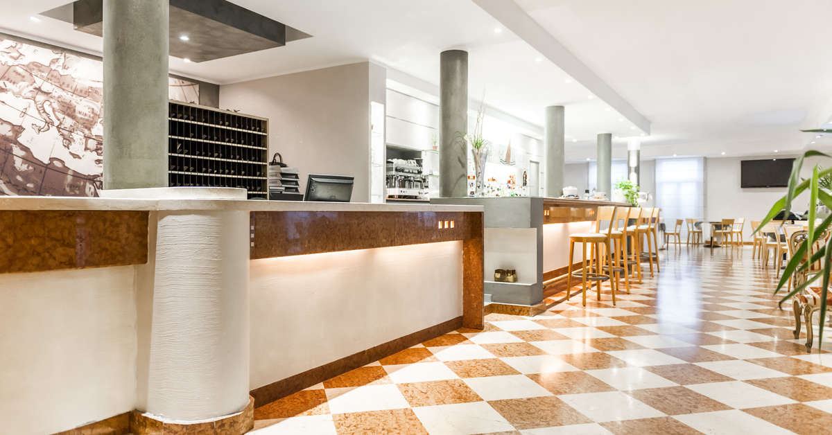 Een foto van het interieur van Club Hotel La Vela Torbole
