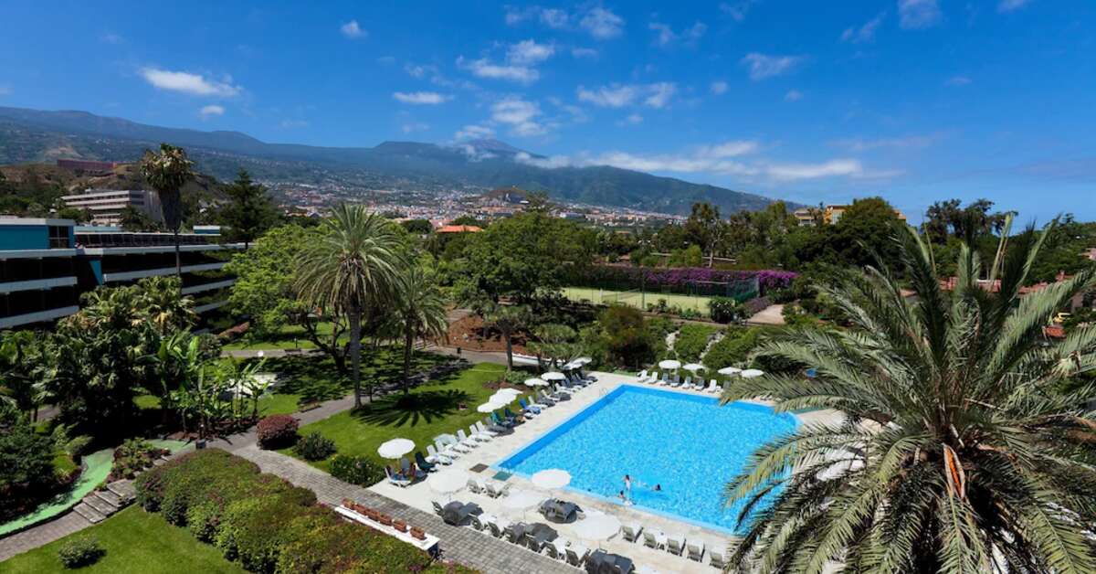 Ein Foto vom Pool im Hotel TRH Taoro Garden