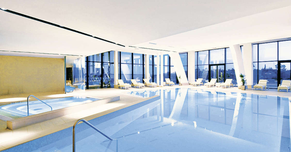 Een foto van het zwembad bij Maistra Select Island Hotel Istra