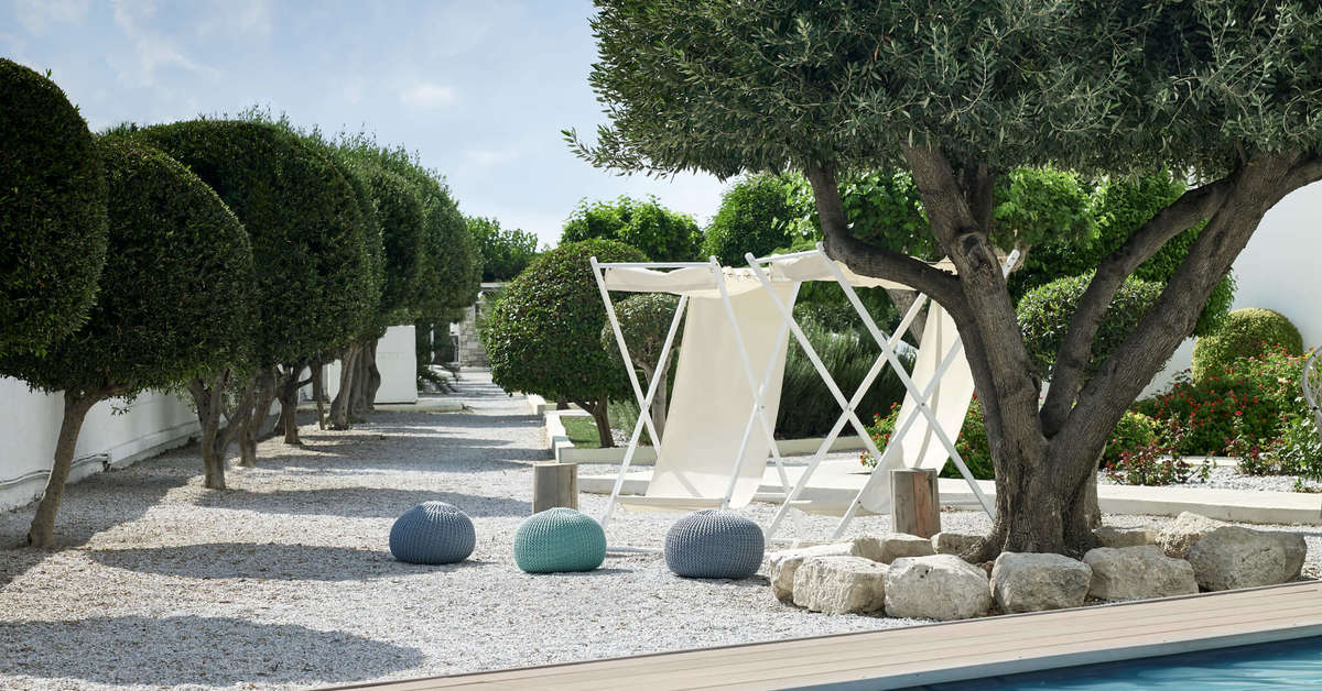 Een foto van het terras bij Fito Aqua Bleu Resort