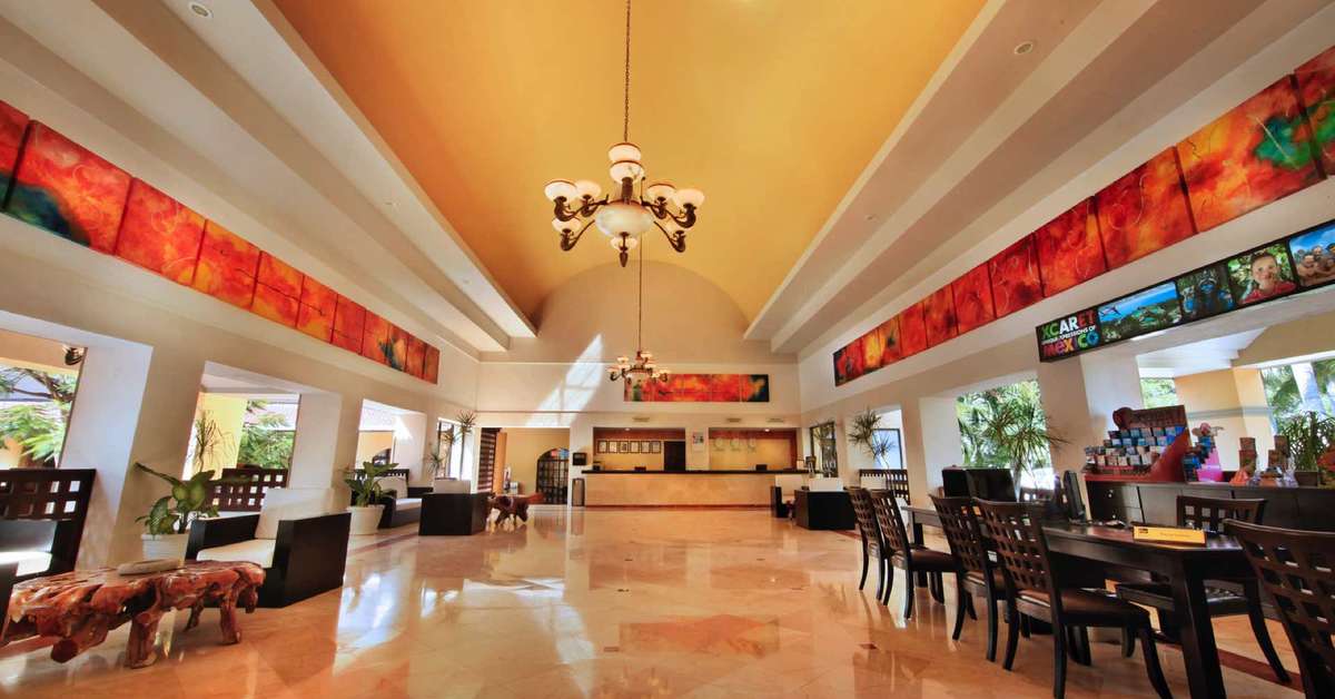 Een foto van het interieur van Viva Wyndham Azteca