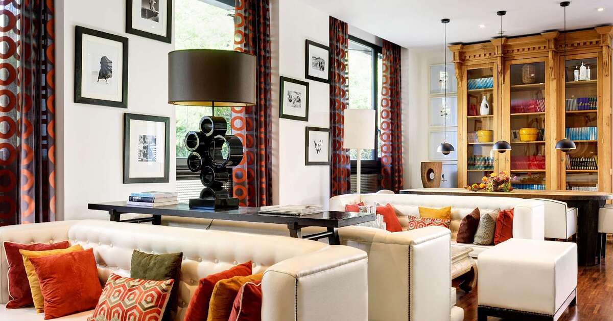Een foto van het interieur van Hotel Pulitzer Roma