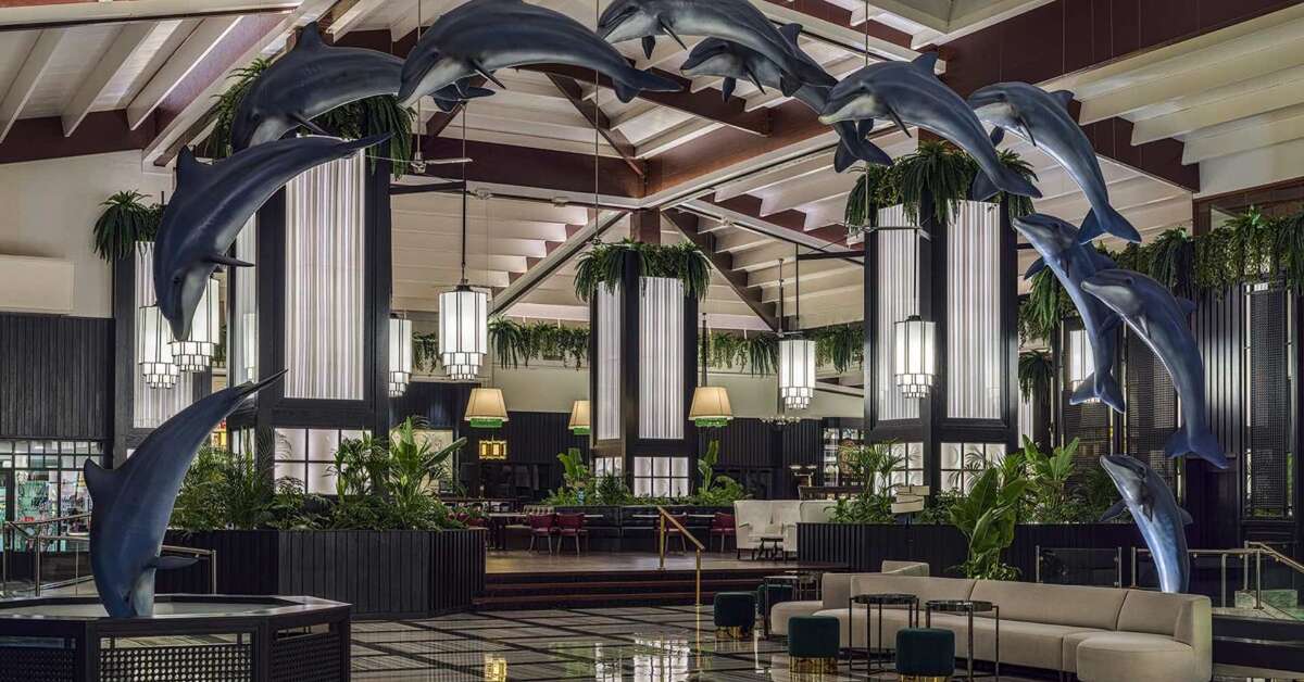 Een foto van het interieur van H10 Rubicon Palace