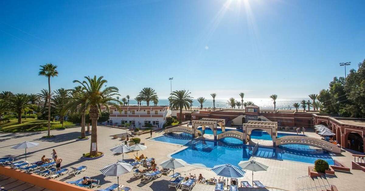 Een foto van het zwembad bij Hotel Club Al Moggar Garden Beach