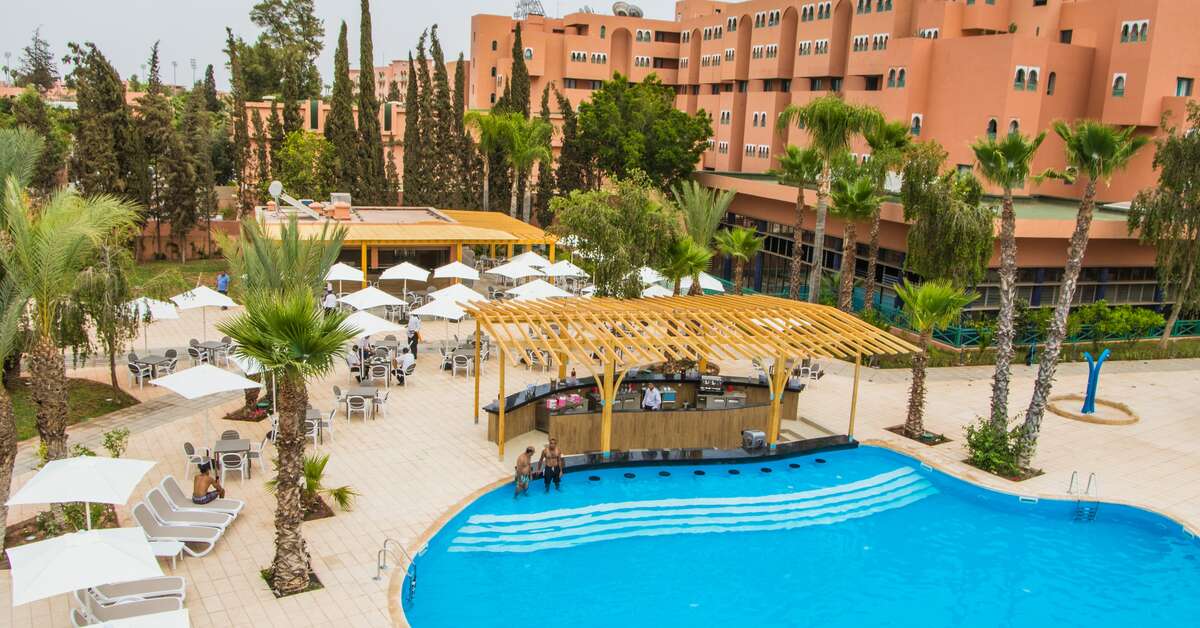 Een foto van het zwembad bij Rose Aqua Parc Hotel