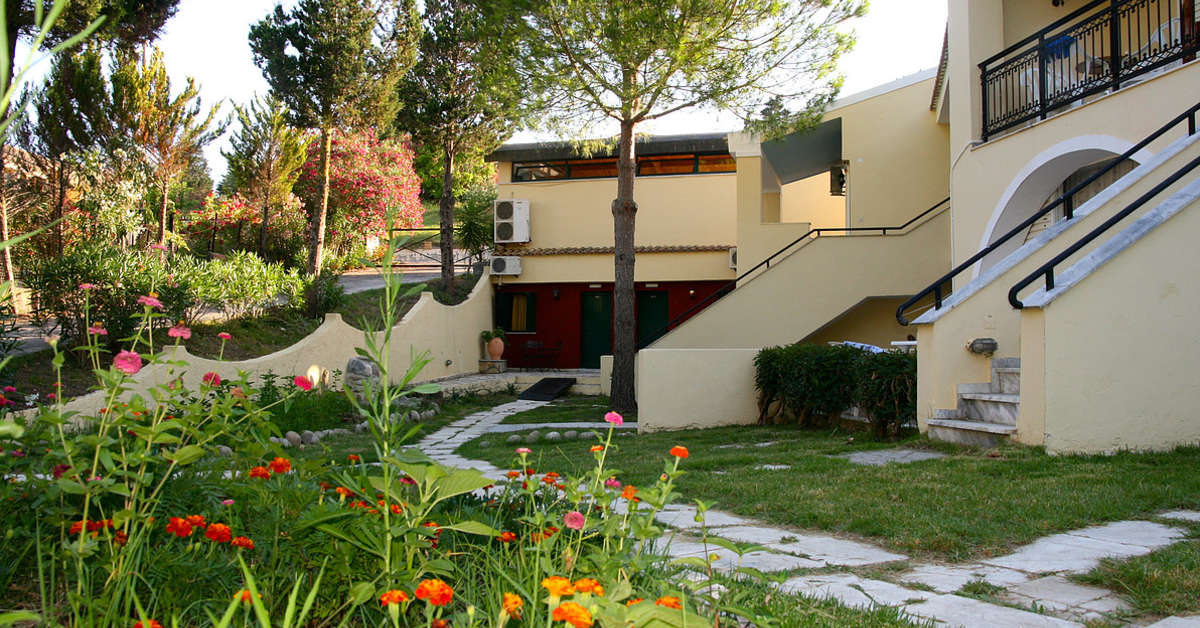 Een foto van de buitenkant van Mediterranean Blue Resort