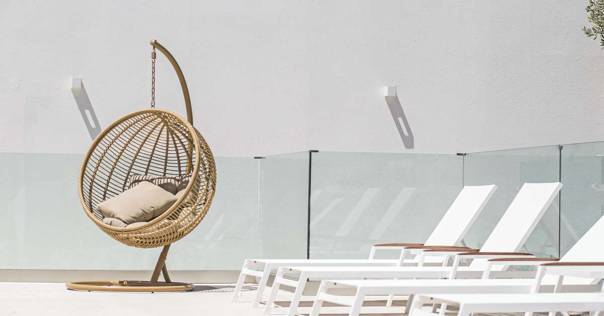 Een foto van het terras bij Ray Hotel Corfu
