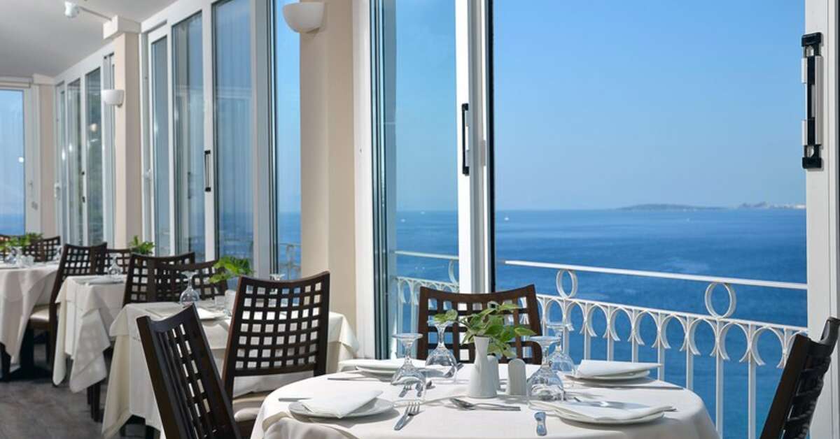 Een foto van de faciliteiten bij Marilena Sea View Hotel