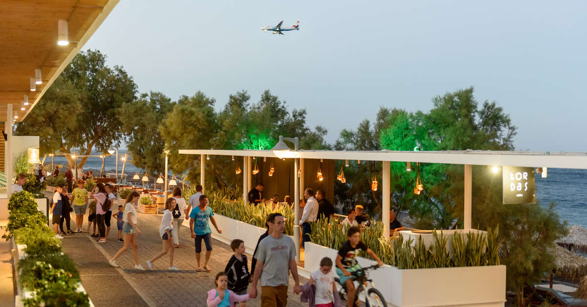 Een foto van de faciliteiten bij Kamari Beach Hotel