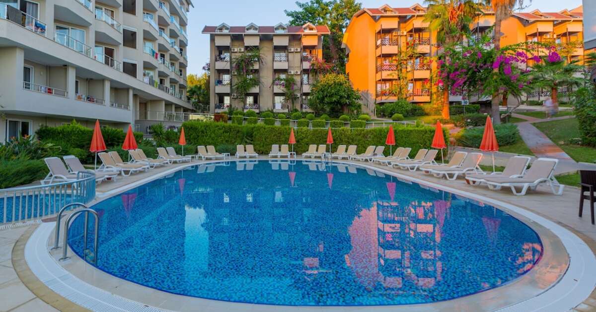 Ein Foto vom Pool im Justiniano Club Alanya