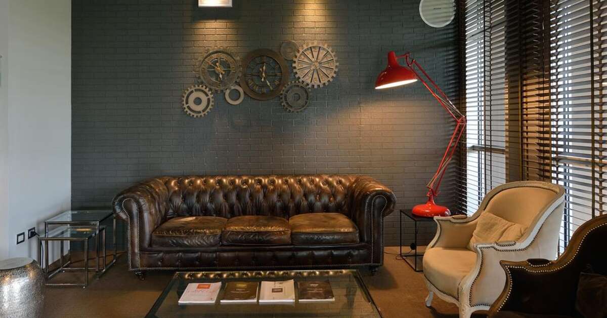 Een foto van het interieur van Hotel La Meridiana