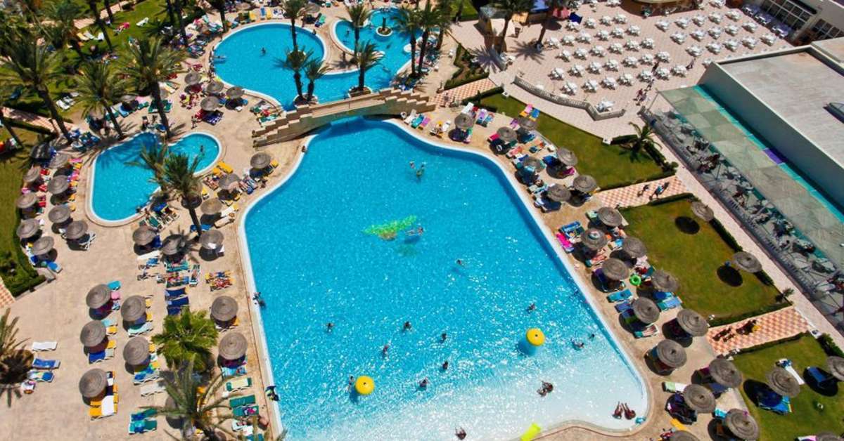 Een foto van een overzicht van Houda Golf & Beach Resort