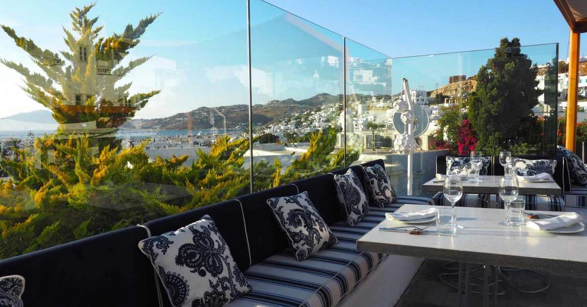 Een foto van de faciliteiten bij Belvedere Hotel Mykonos