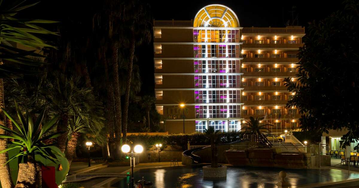 Ein Foto von der Außenansicht des Hotel Tropic Relax