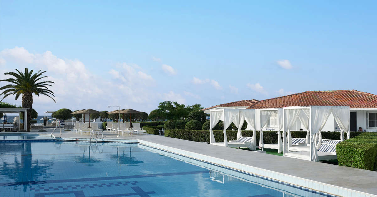 Een foto van het zwembad bij Fito Aqua Bleu Resort