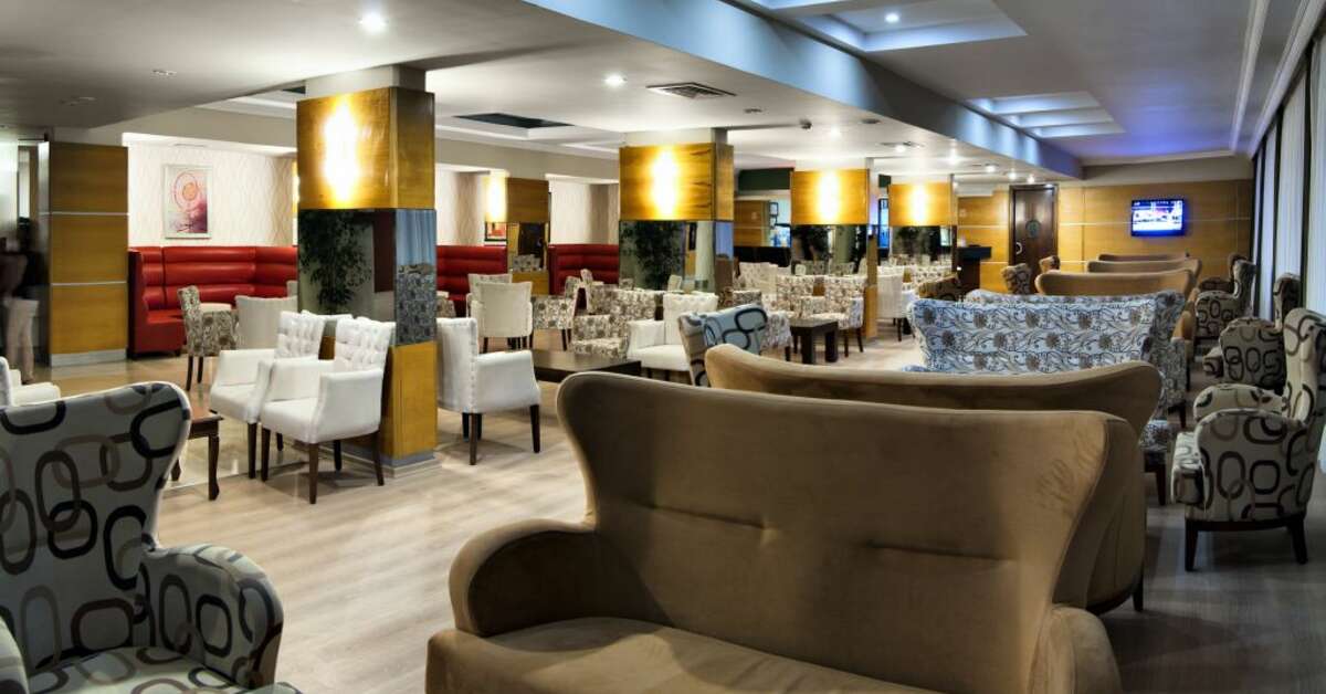 Een foto van het interieur van Ephesia Hotel