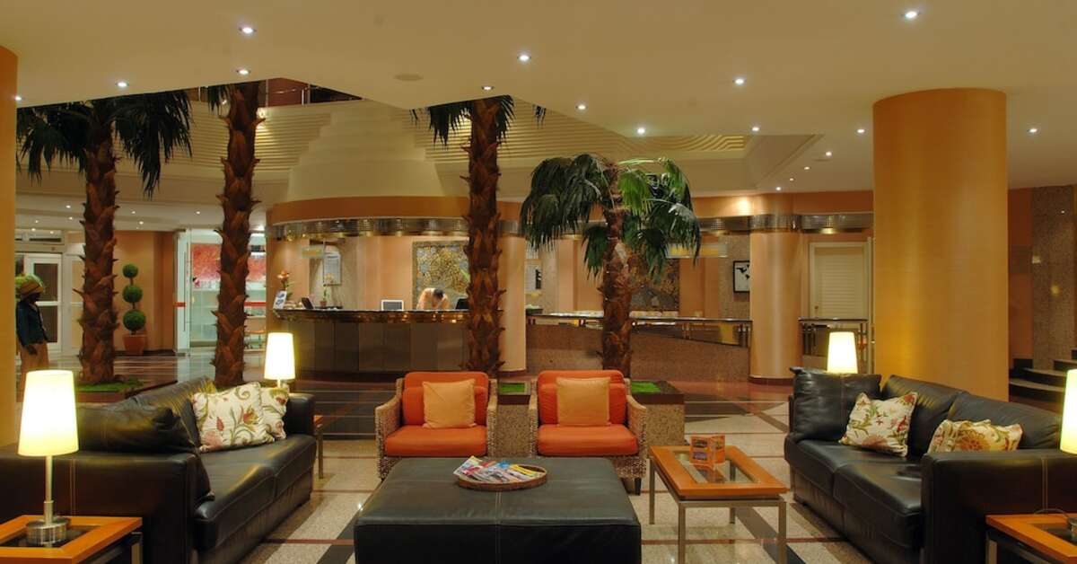 Een foto van het interieur van Hotel Elegance