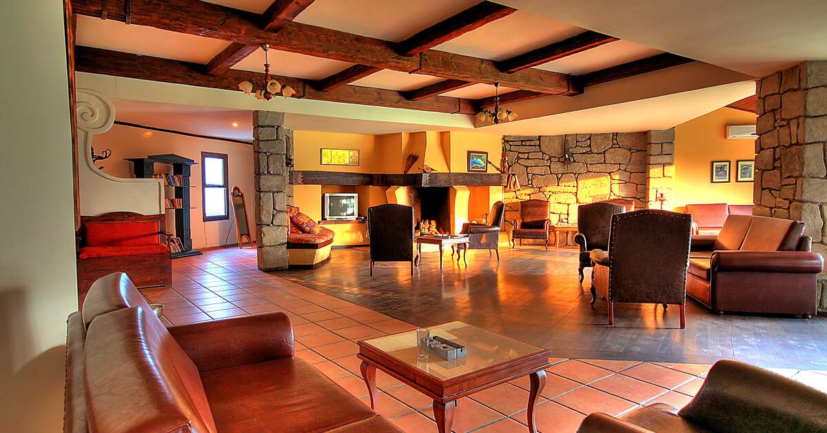 Een foto van het interieur van Flora Hotel Bodrum