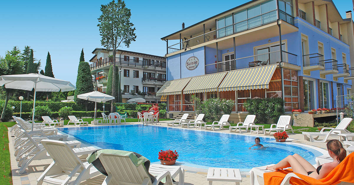 Een foto van het zwembad bij Hi Hotels Sirmione