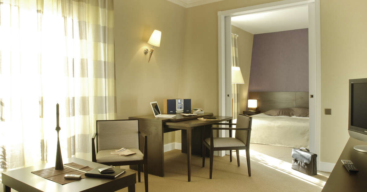Een foto van een overzicht van Aparthotel Adagio Paris Haussmann