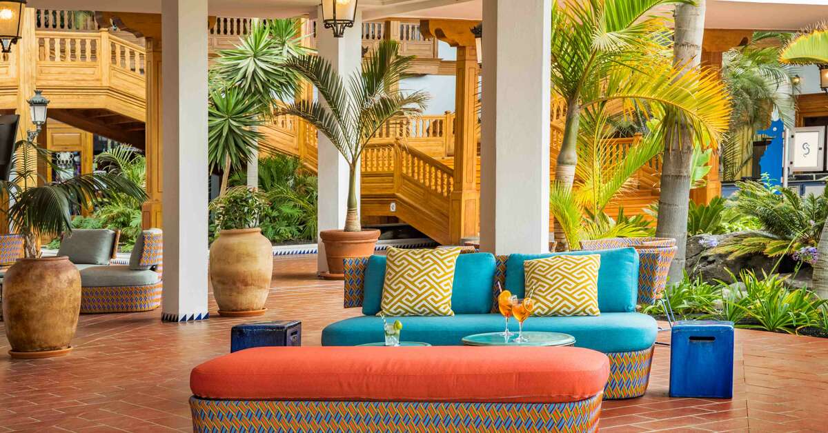 Een foto van het interieur van Seaside Los Jameos Playa