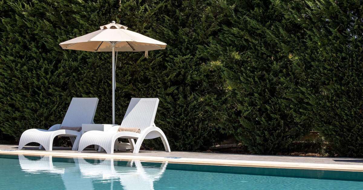 Een foto van het zwembad bij Marelen Hotel