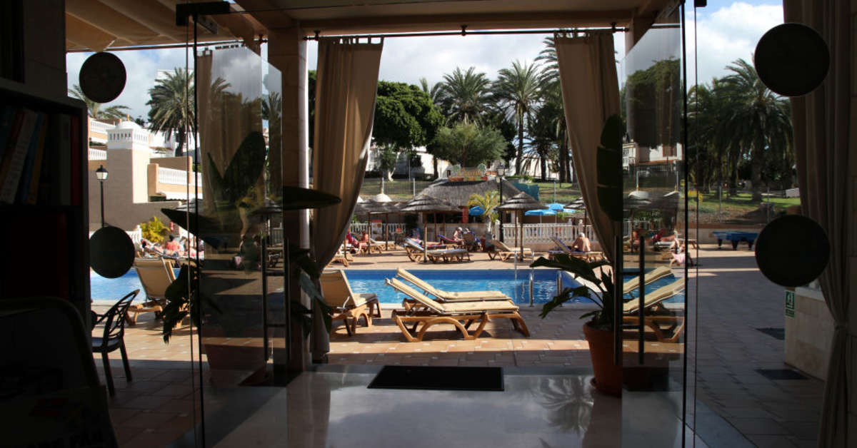 Ein Foto vom Pool im Parque de las Americas