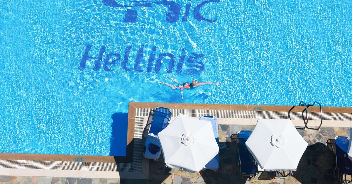 Een foto van het zwembad bij Corfu Hellinis Hotel
