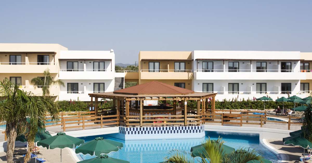 Een foto van een overzicht van Mikri Poli Rhodes