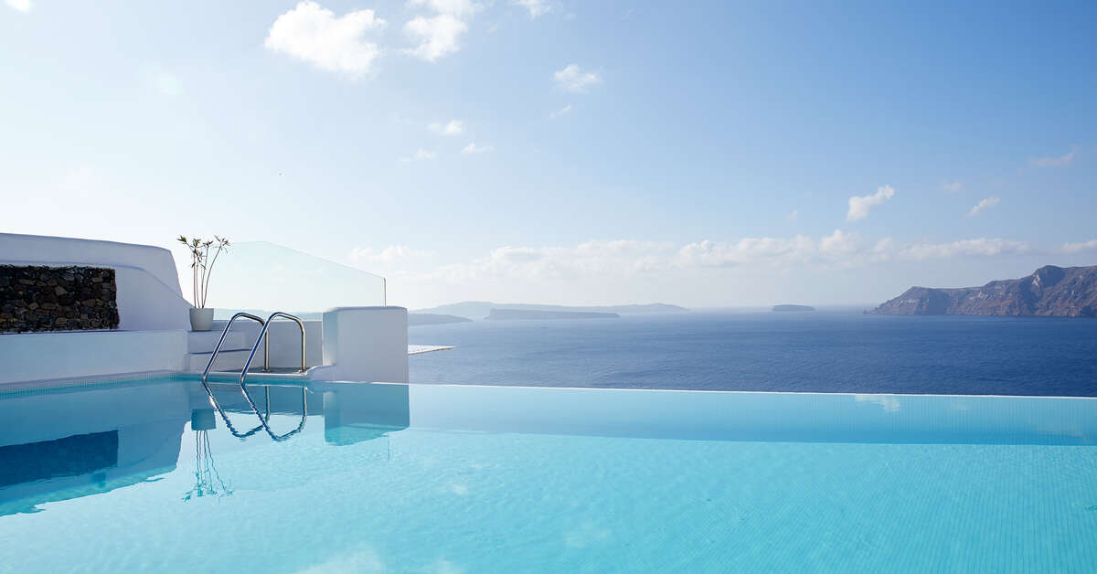 Ein Foto vom Pool im La Perla Villas & Suites