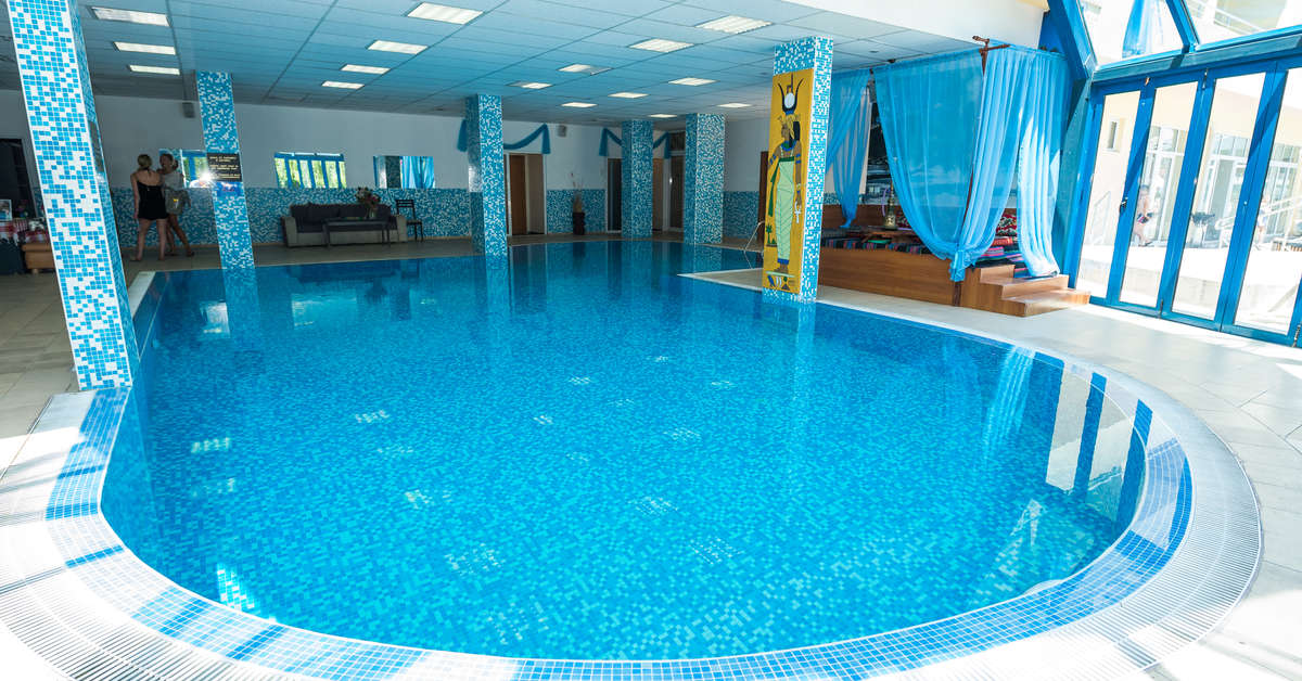 Een foto van het zwembad bij Sun Palace Aparthotel