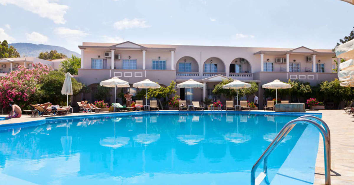 Een foto van een overzicht van Georgioupolis Beach Hotel