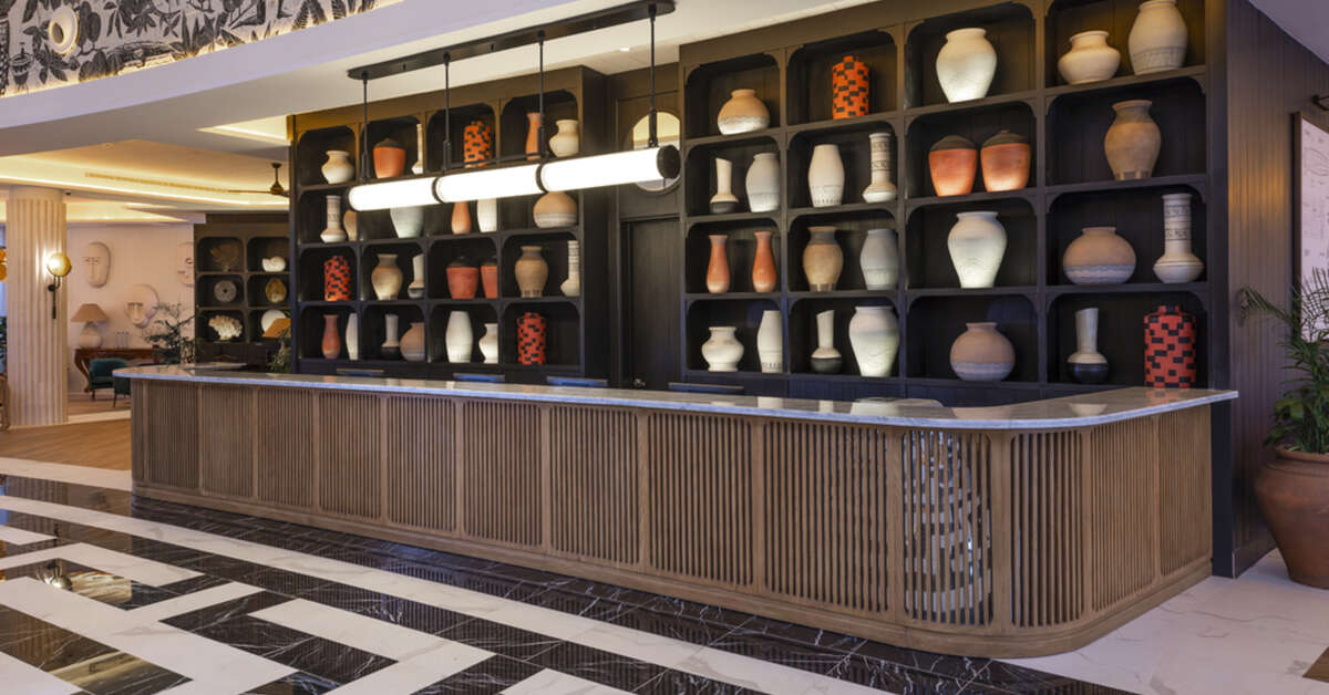 Een foto van het interieur van Ocean Coral Spring