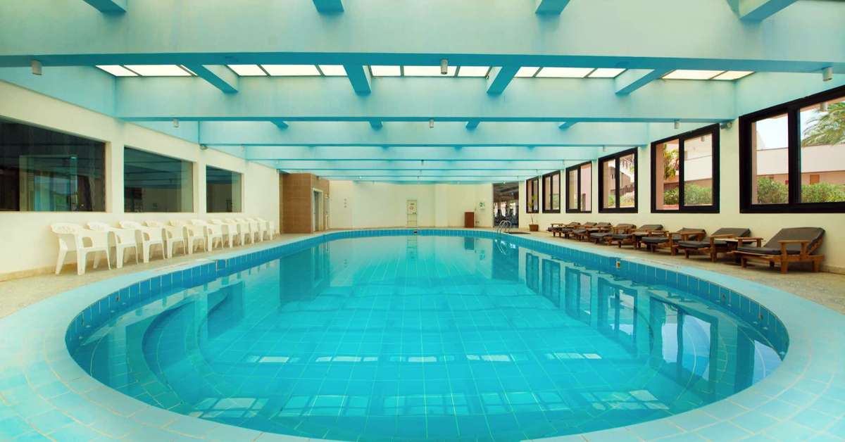 Een foto van het zwembad bij Pharaoh Azur Resort