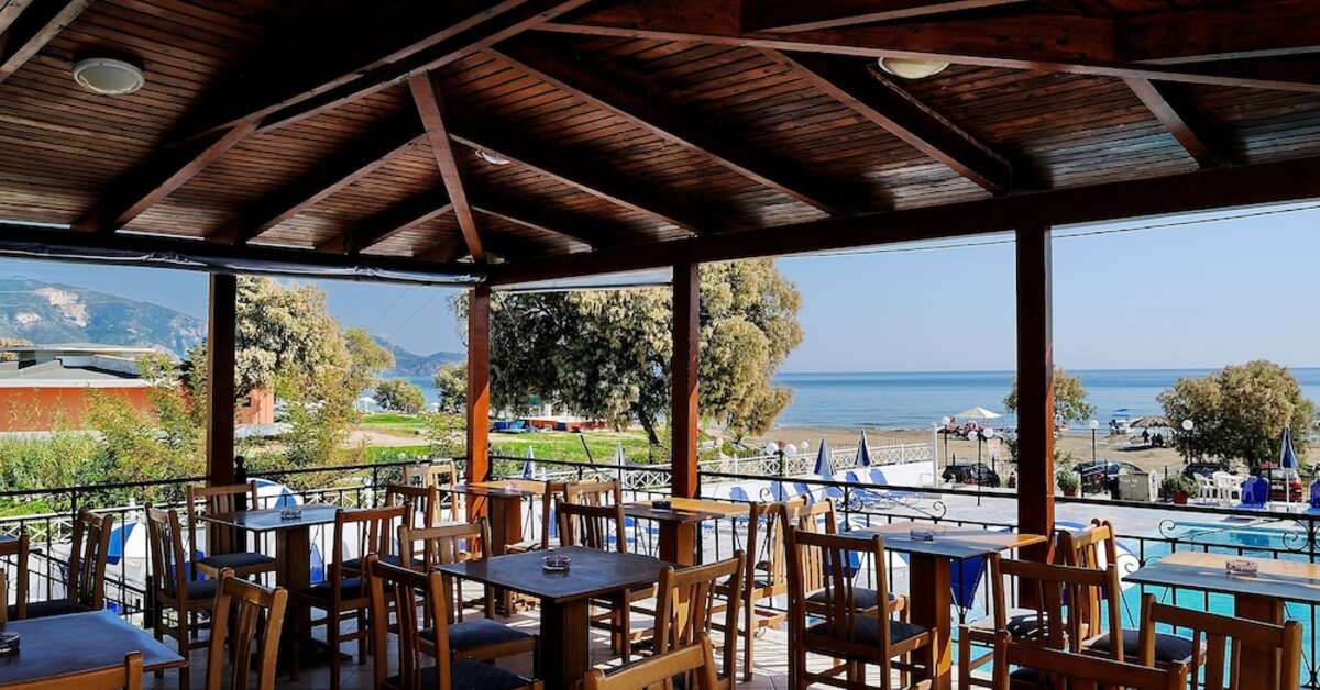 Een foto van de faciliteiten bij Andreolas Beach Hotel