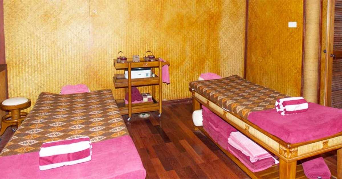 Een foto van de faciliteiten bij Fihalhohi Maldives