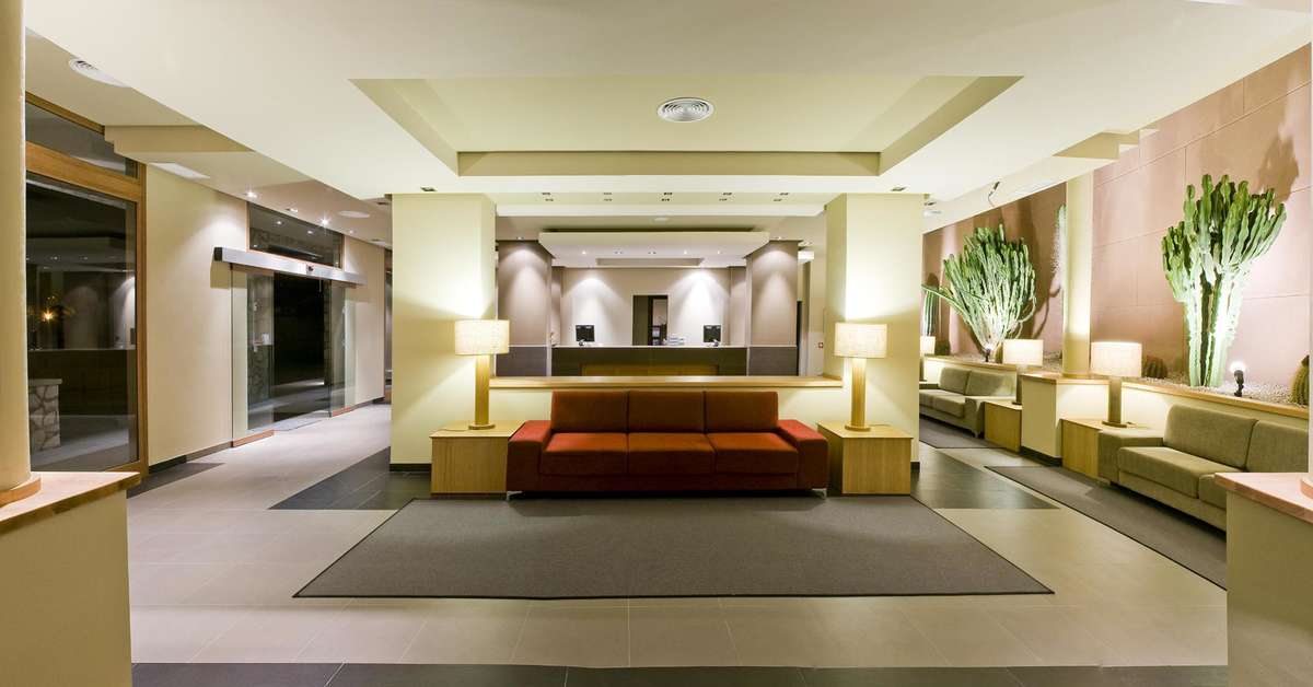 Een foto van het interieur van Hotel Playa Calera
