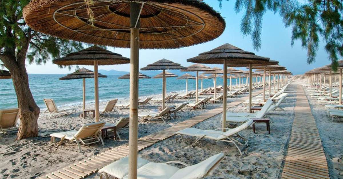 Een foto van het strand bij TUI Blue Palazzo Del Mare